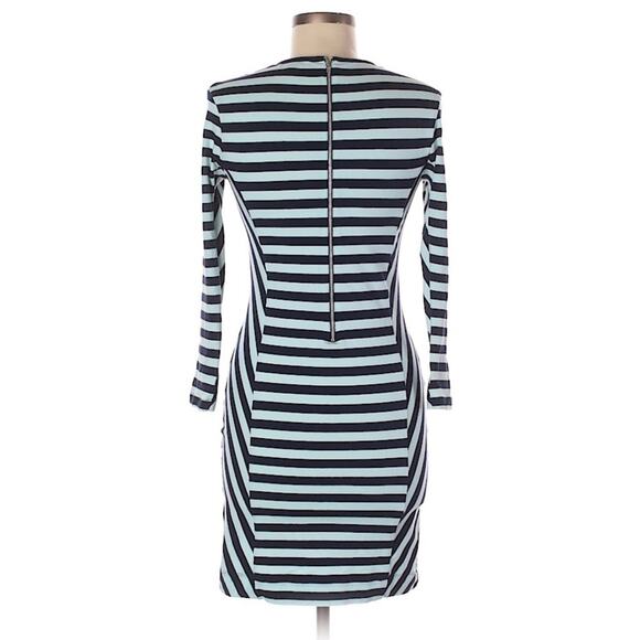 French Connection Summer Striped Dress - Green/Blue - 6 - Picture 4 of 14